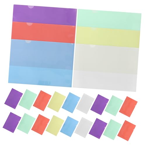 Chemises de rangement transparentes SECFOU pour ranger et protéger les feuilles volantes