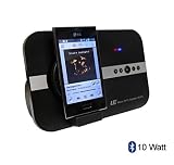10 Watt Micro Hi-Fi Soundsystem de LG Optimus P710 P700 E440 E460 E460 E430 E610 D605 P880 P880 L90 L70 E97 P990.. avec Micro-USB interface - Système audio portable Bluetooth pour music video YouTube Skype: Audiosysteme avec Télécommande sans fil - couleur noir