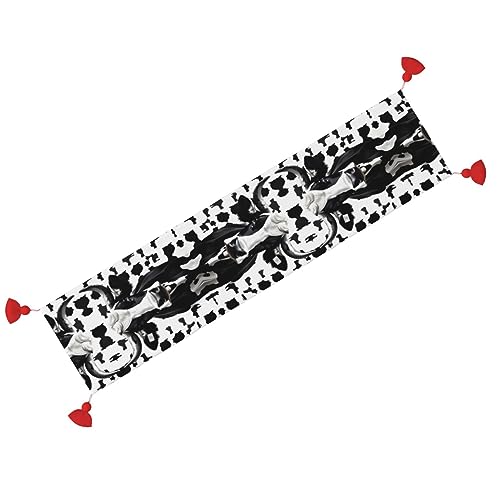 Chemin de table de Noël imprimé vache, l'idée cadeau déco originale