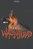 wachhund kaufen nrw  Wachhund: Notizbuch Deutscher Schäferhund. Tagebuch, Bullet Journal, Handlettering, Skizzenbuch oder Erfolgsjournal für Hundeliebhaber. Liniert 120 Seiten. Soft Cover 6x9 Zoll, ca. DIN A5 15x22cm.