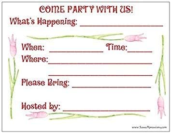 Cocktail Party Invitations by SassyXpressions.com 25/pk