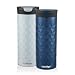 Contigo SnapSeal Kenton Travel Mugs, 20 oz, Polar White & Monaco, 2-Pack