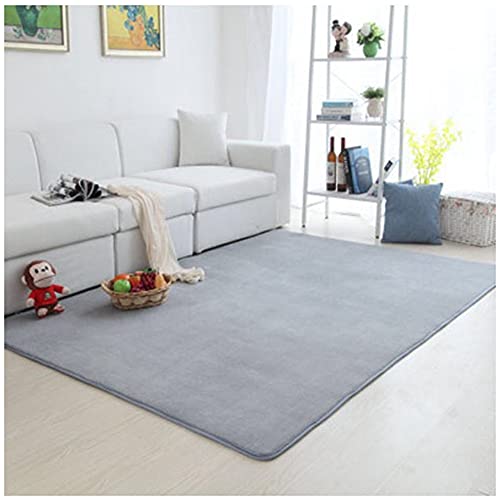 DAIHAN Alfombra de Salon Antideslizante Alfombra de Pelo Corto Suave Peluda, Alfombra Habitación Matrimonio para Comedor,...
