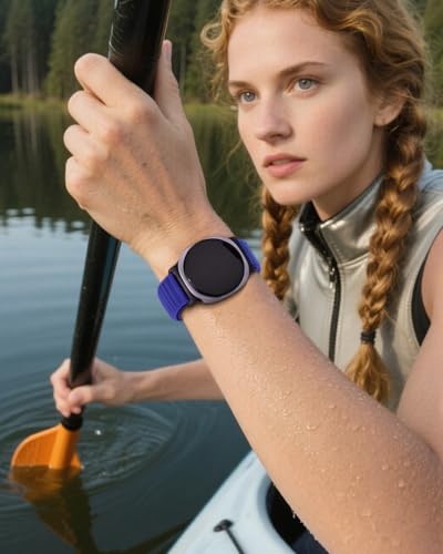 Image of Nylon Loop Sport Band Compatible with Samsung Galaxy Watch 8 40mm /44mm, 2025 Fabric Band for Galaxy Watch 8 Classic 46 mm Women Men