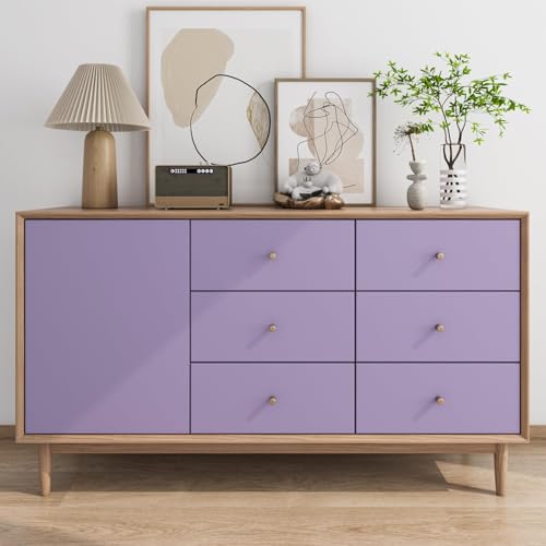 Papier peint violet clair à décoller et à coller pour rénover une chambre - 3