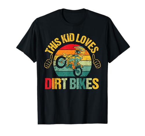 Motocross Kid, Dirt Bike Talent, Offroad, MX Racer Boy Girl T-Shirt