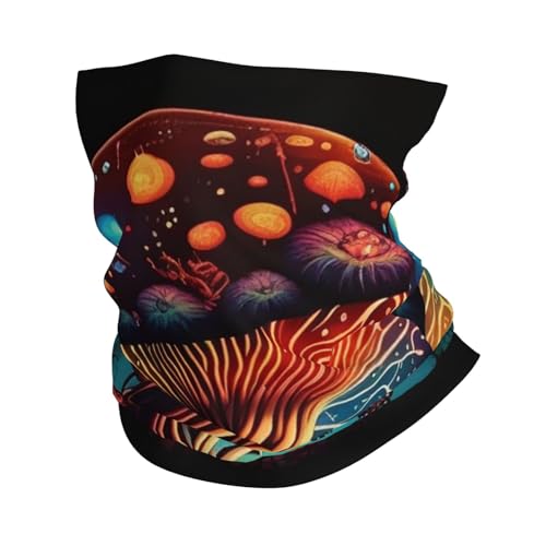 Bandana bufanda con estampado colorido Fantasy Forest para cuello, cubrebocas, pasamontañas y bandana para hombre y mujer para moto, ciclismo, esquí y fiesta miniatura 1