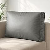 Tissu lavable à sec: Notre coussin est recouvert d'un tissu technologique résistant aux taches et imperméable, facile à nettoyer avec un chiffon humide. Plus besoin de lavage à la machine ou de nettoyage à sec ! Gardez votre coussin toujours propre et hygiénique, même après des utilisations répétées