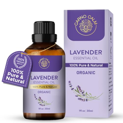 Carno Calm Lavender Essential Oil 30ml 100% Pure for Sleep Massage Therapy