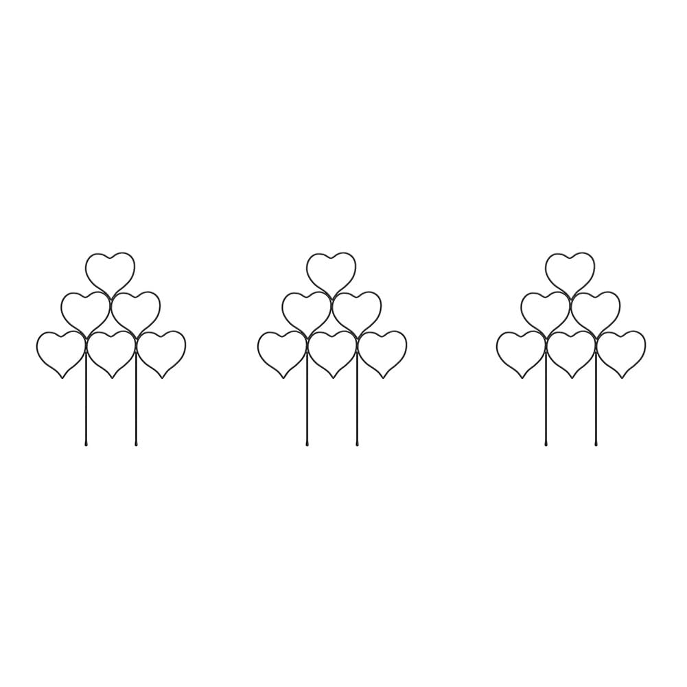 Tuidzljd Indoor Plant Trellis for Climbing Plants,Stackable Garden Trellis for Potted Plants, Small House Plant Trellis 3 Pack