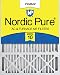 Nordic Pure 20x25x5 (4-3/8 Actual Depth) Lennox X6673 Replacement AC Furnace Air Filter, 1 PACK, MERV 10