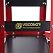 VECONOR 3X Tier Rolling Tool Cart 440 LBS Capacity Tiered Storage Tool Cabinet for Car Fuel Injector Cleaner & Tester Cleaning Machine