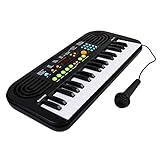 Piano keyboard for kids, 37 Keys Multifunction Portable Piano Electronic Keyboard Music Instrument for Kids Early Learning Educational Toy for 3-12 Year Old Girls Boys Gifts Age 3-12 Xmas Gifts