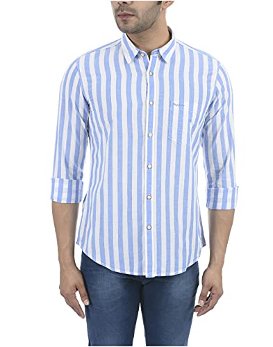 Image of Pepe Jeans Men Casual Slim Fit Shirt