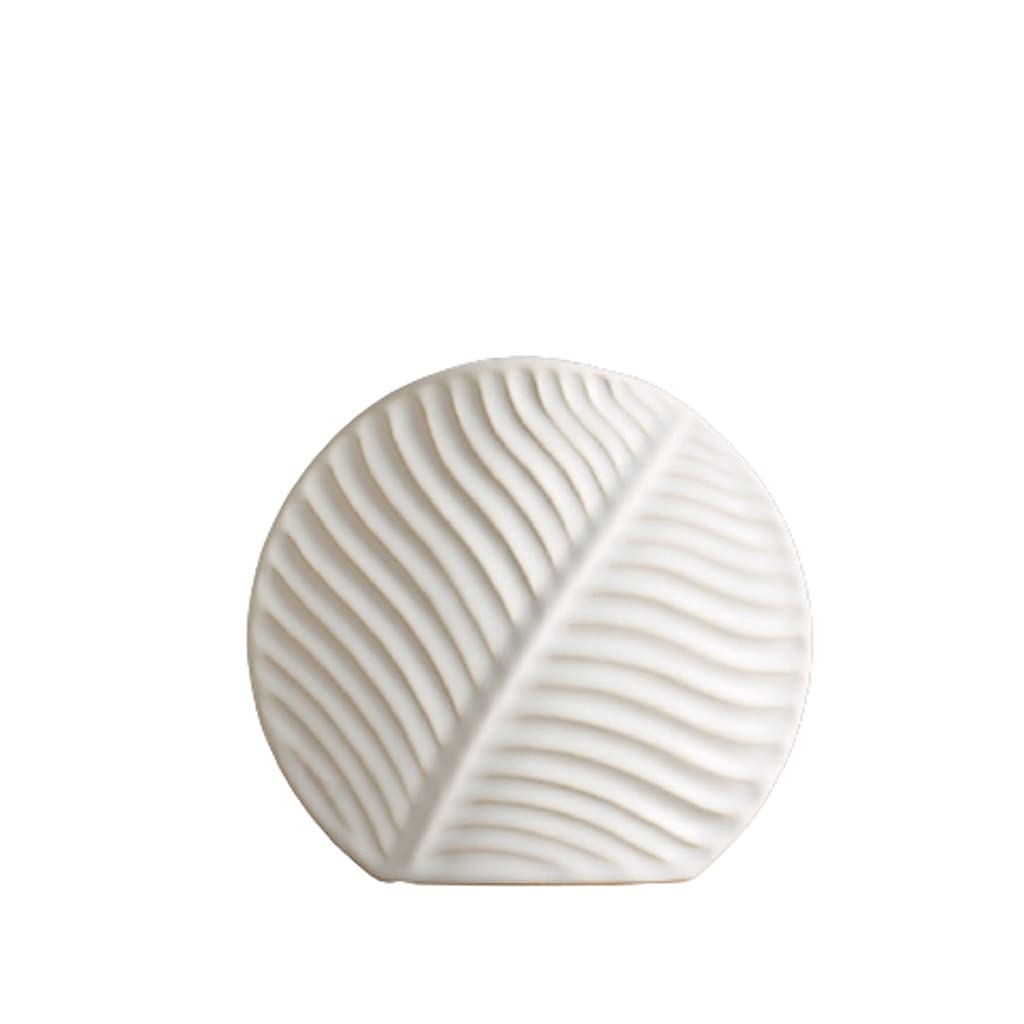 Ngdfgr White Unique Vase Ceramic Vases Colorful Flower Vase Home Décor Living Room Home Office Table Centerpieces Elegant Decorative Vase Fashion (White),
