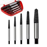 5PCS Extracteur De Vis Professionnels HSS 4241, Tourne a Gauche Extracteur, Kit pour Vis c...