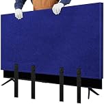 TV Cover for Moving, Fits to 60"- 65" Flat Screen TV Moving Cover, Dustproof Felt TV Screen Covers, Anti-Scratch TV Bags for Moving with Bottom Strap for House Moving, Home Renovation (S)