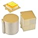 200 pz Mousse Cake Boards, vassoio riutilizzabile oro mini torta dessert espositore, tamburo torta di carta base piatti dessert base per matrimonio compleanno (rotondo e quadrato)