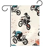 Drapeau de bienvenue double face : le design est double face avec l'image imprimée et visible des deux côtés