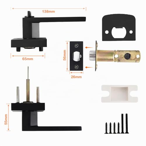 Chapa para baño sin llave 15 Imagen adicional