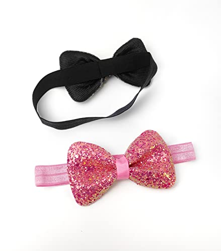 ANNACREATIONS Premium Designer Soft Bow Hairband Headband For Baby And Girls Pack Of 6 Pcs - Image 4