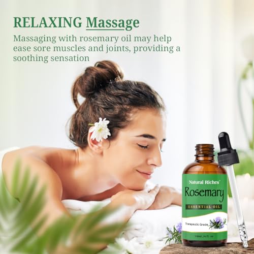 Aceite Esencial de Romero Natural Riches 4 fl oz miniatura 4