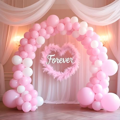Image of Awenztech 120pcs 5 inch Light Pink Latex Balloons