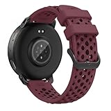 xhKJO Silicone Cinturini per Huami Amazfit Active Max Watch Strap,Cinturino per Orologi Chiusura a scatto Strap Cintura Bracelets Cinturini di Ricambio per Huami Amazfit Active Max Watch (vino)