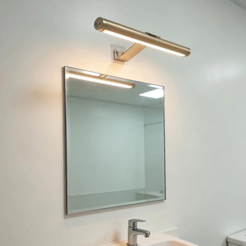 Apliques de pared LED con control táctil regulable y recargable USB para baño 6