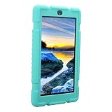 AOKWAWALIY Funda de Silicona para Tablet Fire, Funda de Silicona para Tablet Fire