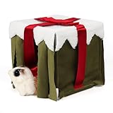 WOLEDOE Guinea Pig Christmas Hideout House Tunnels fit Rabbit Bunny