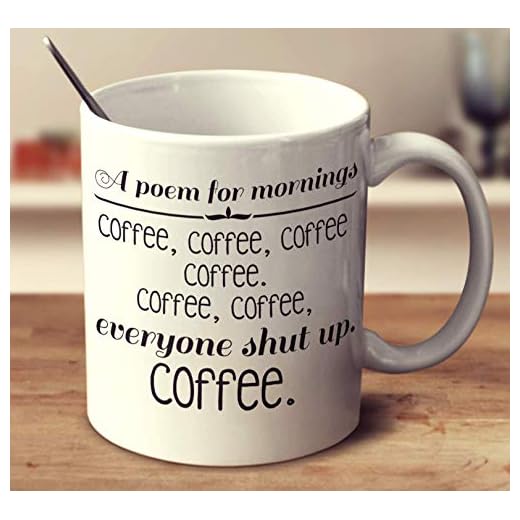 En dikt för morgnar vit 325 ml kaffemugg