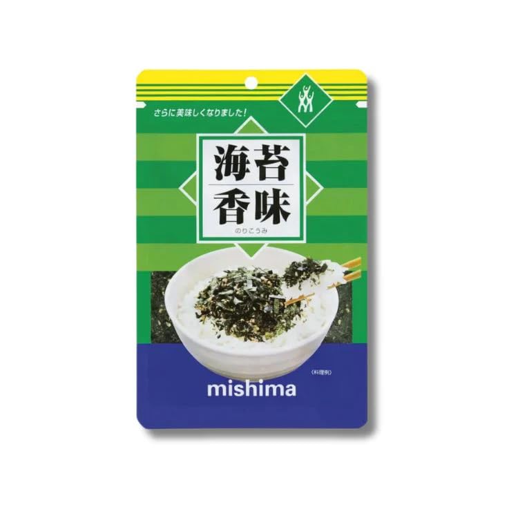 Mishima Norikomi Rice Topping with Sesame and Seaweed 36g | Japanese Furikake Seasoning | Gluten-Free & Vegan