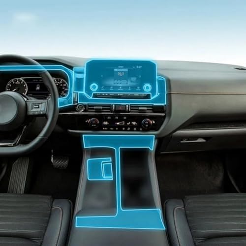 Protection PPF TPU console Nissan Pathfinder 2023 finition transparente