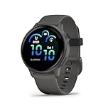 Garmin vívoactive 6, Amazon Exclusive, 42mm GPS smartwatch, AMOLED touchscreen, all-day health monitoring,fitness features,advanced sleep coaching,Music, up to 11 days battery life, Pebble Grey