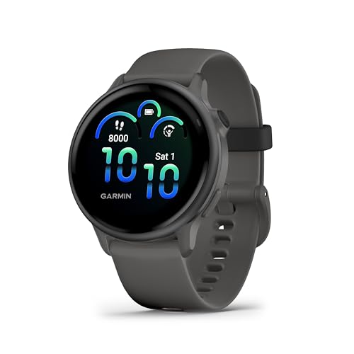 Garmin vívoactive 6 42mm (Amazon Exclusive) - Fitness-Smartwatch, 1,2'-AMOLED-Touchdisplay, bis zu 11 Tage Akkulaufzeit, 80+ Sport-Apps, Trainingsoptionen, Gesundheitsfunktionen, Smart Notifications