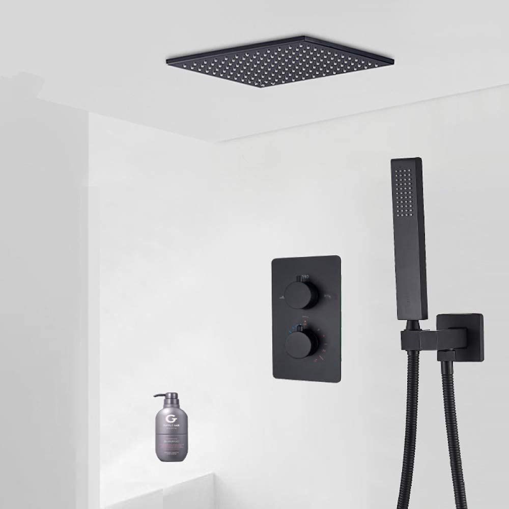 Mitigeur de douche encastré thermostatique en laiton contre les variations de température