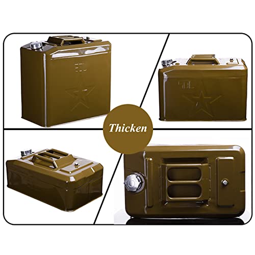 Jerrican essence en metal horizontal 20L 30L 40L avec bec verseur - 5