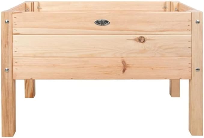 Holz Mini Hochbeet Kiefer Natur 60 Liter ideal für Kinder Frühbeet Beet