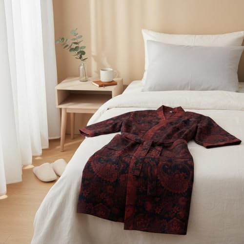 Manga corta para verano dulce Wudaizhi kimono de algodon suave 5
