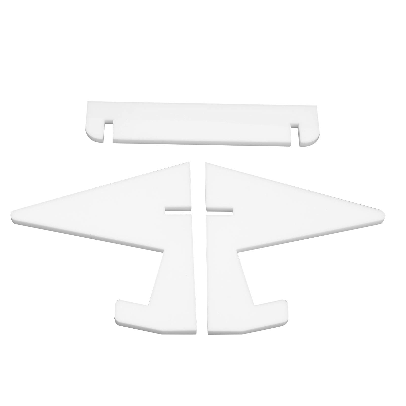 Supporto per Libri in Acrilico, Espositore per Portapiatti Display per Libri Cavalletto Hoder per la Visualizzazione di Tablet, Giornali, Riviste, Quaderni(Bianco)