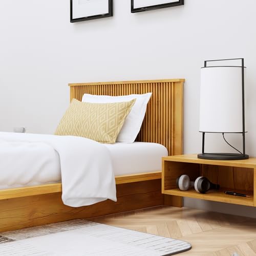 Image of Bniture Modern Low Height Single Size Bed Without Storage | Engineered Wood Platform Bed Designer Headboard | Bed King Size Wooden Cot Double Bed for Bedroom 3 Year Warranty (Giant Wood)