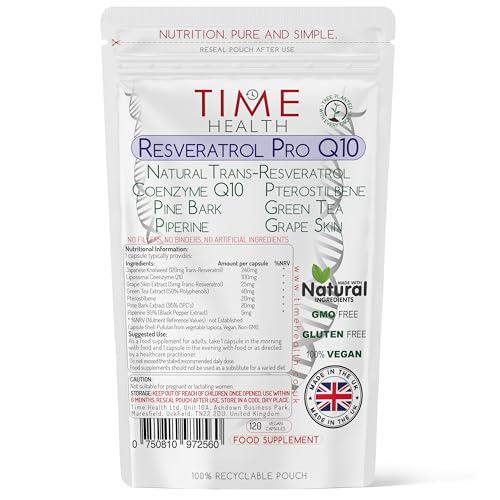 Resveratrol Pro Q10 Anti-Aging Formula