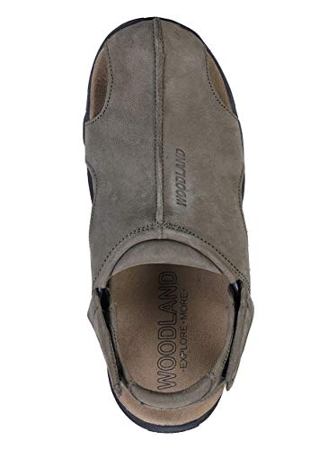 Image of Woodland Men's Olive Sandals -6 UK /India (40 EU)(OGD 0350107)