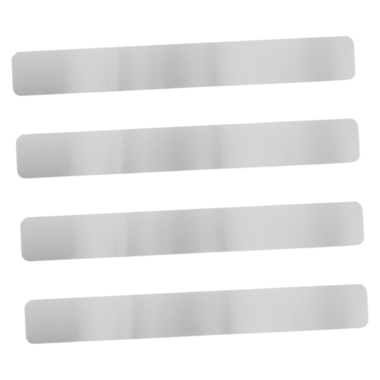 TEHAUX 4pcs Adhesive Strips for Bulletin Boards Wall Display Plates for Photos Notes and Announcements for Home Office School Use