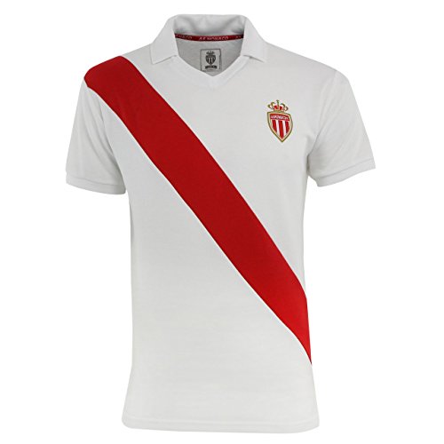 AS MONACO T-Shirt Collection Officielle ASM FC - Football -Taille Adulte Homme S