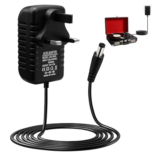 9V 2A Guitar Pedal Power Supply AC Adapter 100-240V 50 60Hz to DC 24W 5.5x2.1mm Transformer UK Plug for BOSS ME-80 ME-25 PSA-120S DS-1 RC-1 GT-1 DD-3 DD-7 FRV-1 Effects Pedals