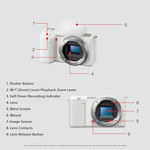 Image of Sony Alpha ZV-E10L 24.2 Mega Pixel Interchangeable-Lens Mirrorless vlog Camera with 16-50 mm Lens, Made for Creators | APS-C Sensor | Advanced Autofocus | Clear Audio & 4K Movie Recording - White
