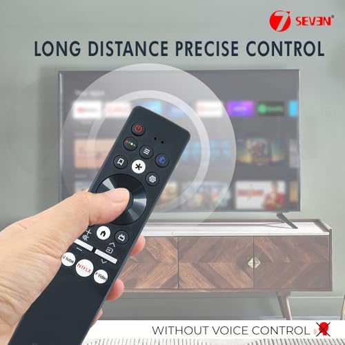 Image of 7SEVEN HTR-U29a Compatible with Haier Google Tv Remote Suitable Only for 65S8GT 55S8GT 75P7GT 65P7GT 55P7GT 50P7GT 43P7GT Model's Full HD Ultra 4K Television, No Voice Command, Plug & Play Control