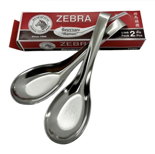 Amazon | ※2本入り ゼブラ ZEBRA レンゲ ラーメン SUS タイ雑貨 タイ
